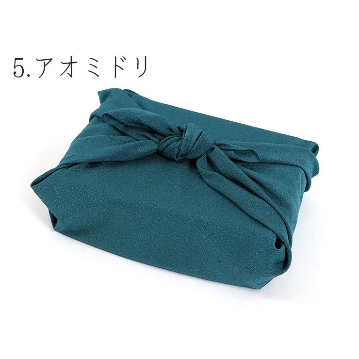 風呂敷 2巾サイズ ちりめん風呂敷 二巾 約70cm×70cm 全6色 無地