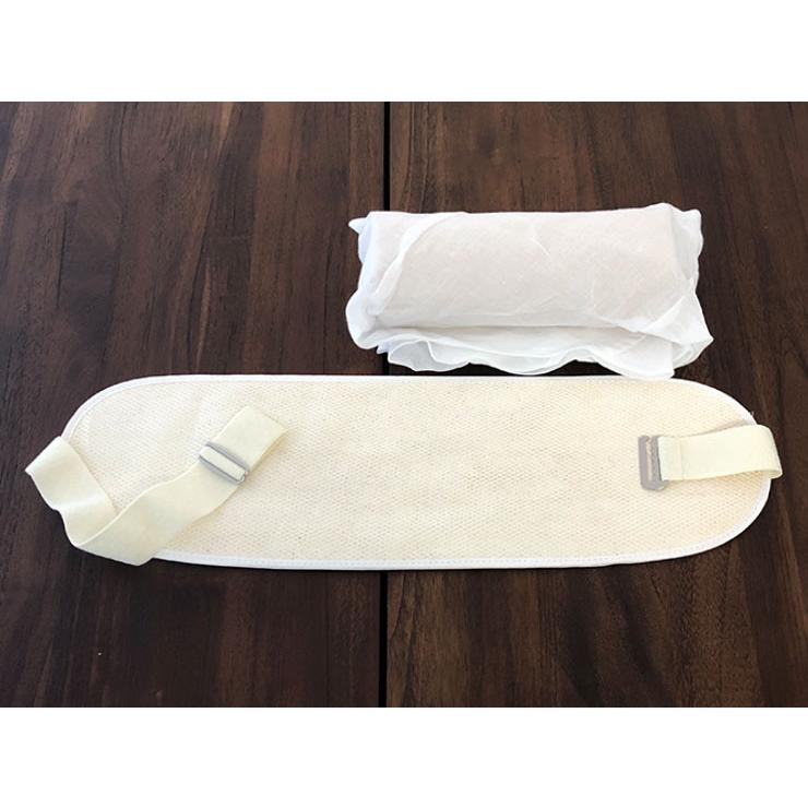 ありさ様追加分✨天然ヘチマメッシュ前板と帯枕セット♪ 本麻長襦袢 新品 Lサイズ ありさ様追加分✨天然ヘチマメッシュ前板と帯枕セット♪ 本麻
