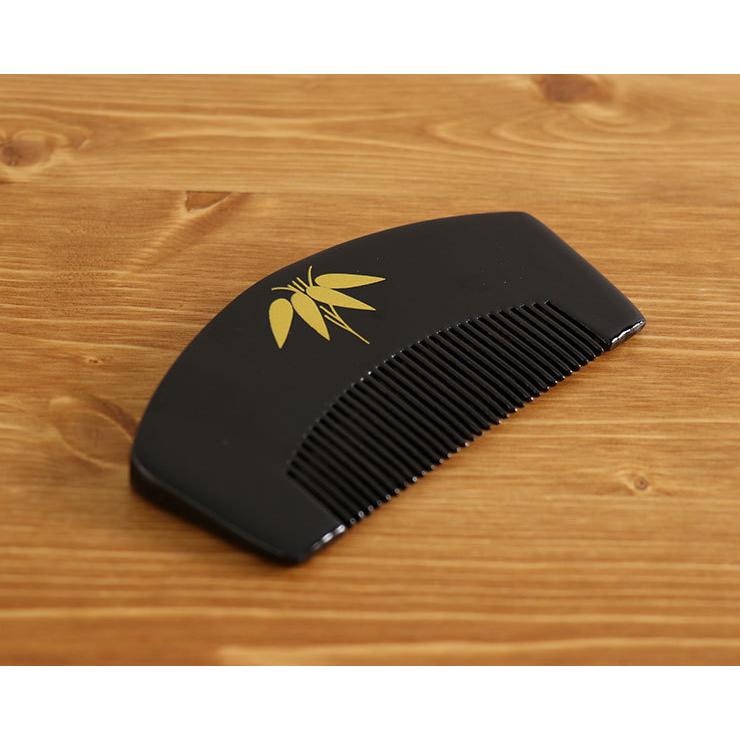 花しおり」髪飾り（櫛・コーム） 桜櫛（黒 5843-2） 櫛簪 黒 ブラック