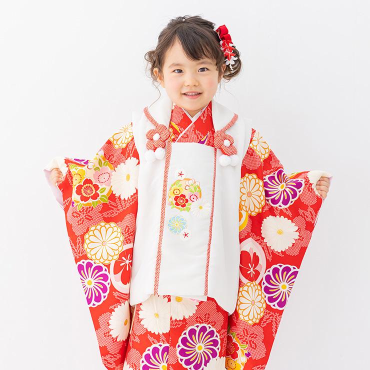 七五三 着物 3歳 被布セット 女 753 再入荷 2022年新作 八重菊に疋田 赤 被布:オフ白 :jp-kkf-26:街着屋・きもの遊び・ - 通販 - Yahoo!ショッピング 七五三 着物 3歳 被布セット 女 753 再入荷 2022年新作 八重菊に疋田 赤 被布:オフ白 :jp-kkf-26:街着屋・きもの遊び・ - 通販 - Yahoo!ショッピング