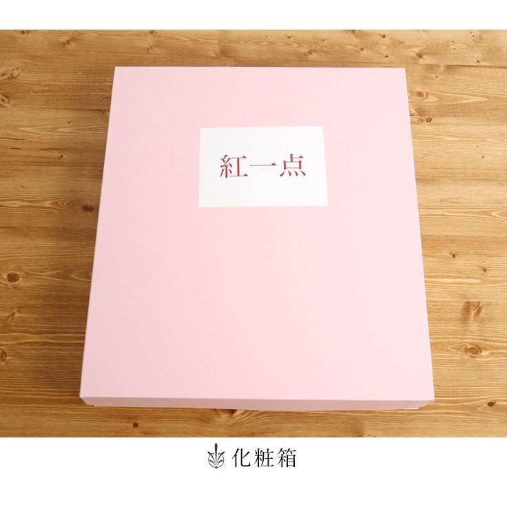 七五三 被布 3才用 「紅一点」 女児着物セット 被布セット - 正絹・花