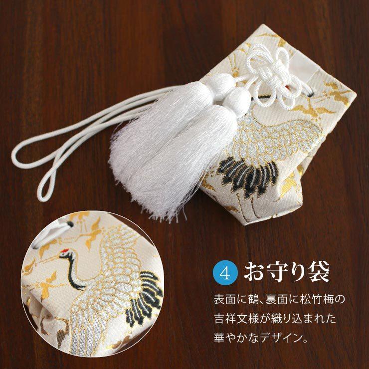 お宮参り 帽子セット5点 男の子用 化粧箱付き フードセット よだれ掛け