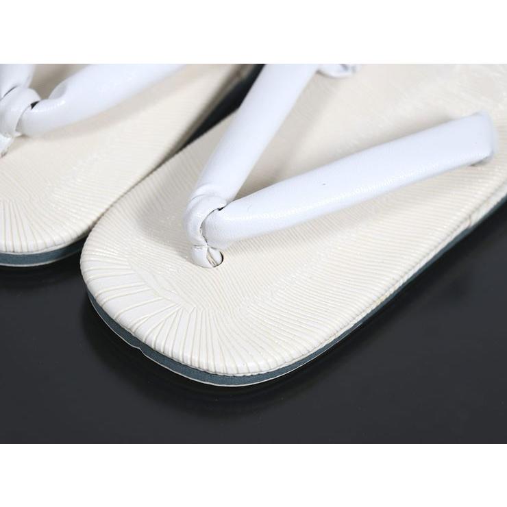 子供 雪駄 白 22.5cm 24cm 袴 男児 雪踏 こども せった 草履 履物 和装