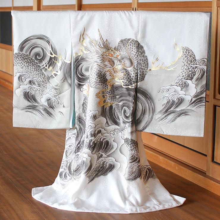 お宮参り祝着 正絹 男の子