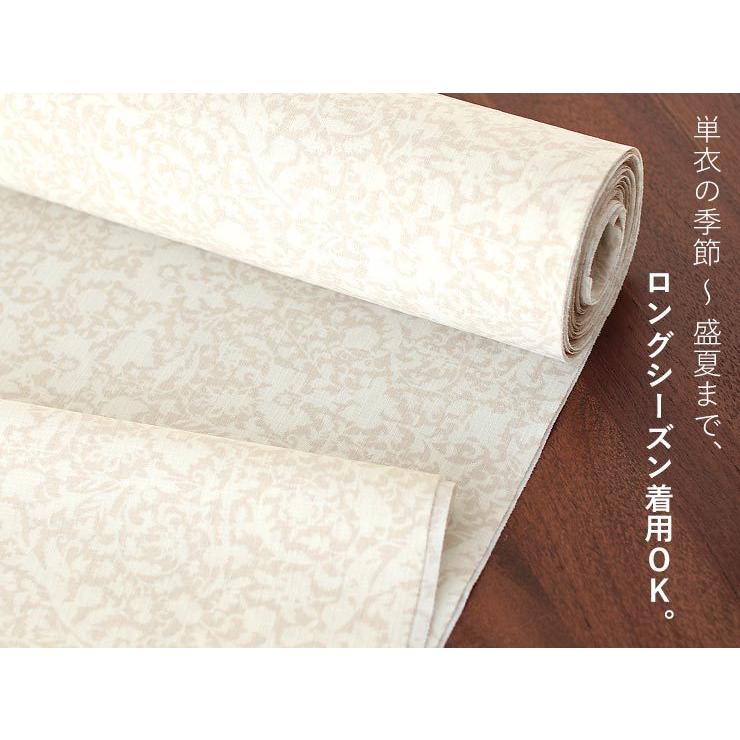 反物 浴衣 着物 大好評につきお仕立て開始 東レ セオα 蝋纈更紗