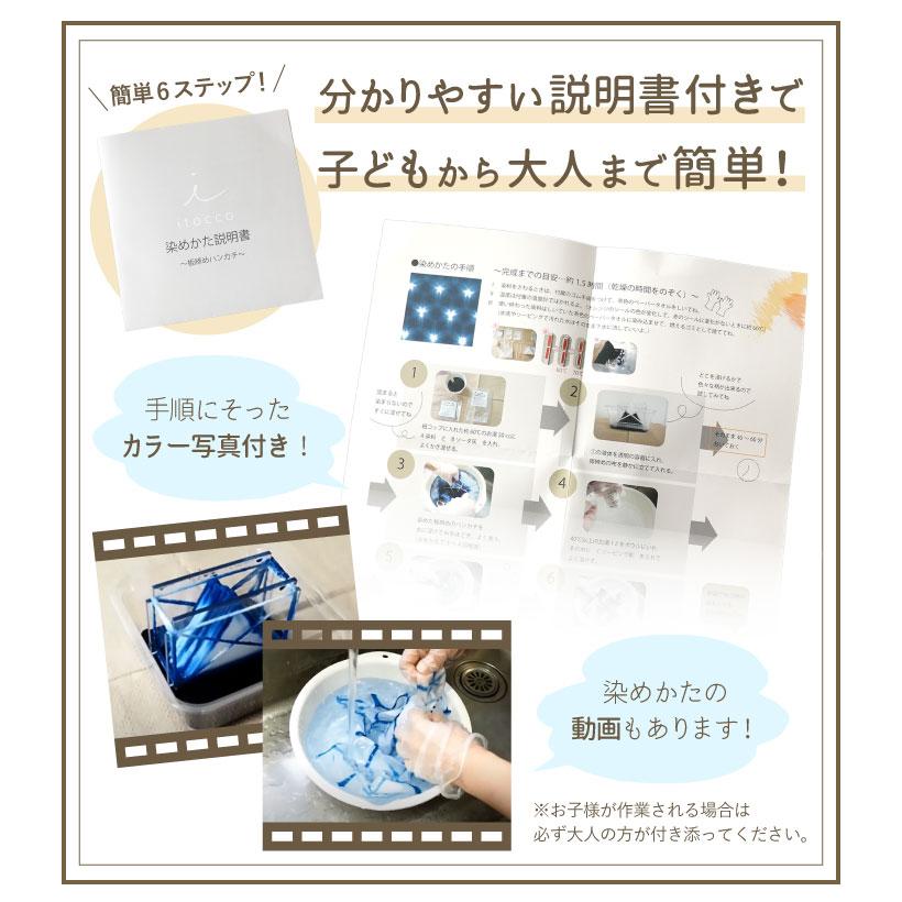 板締め染め体験キット 夏休み 実験キット 実験セット 自由研究 宿題 全 