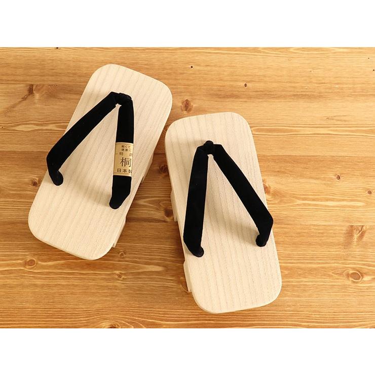 L：25.5〜27.5cm 男前「二枚歯桐下駄（L寸）」父の日 誕生日 還暦