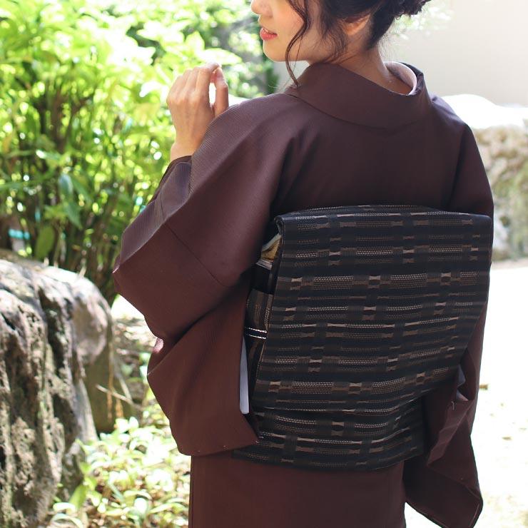 TORAY 着物 単衣 洗える 色無地 楊柳 セオα 人気商品 焦茶色 M L TORAY 着物 単衣 洗える 色無地 楊柳 セオα 人気商品 焦茶色 M L