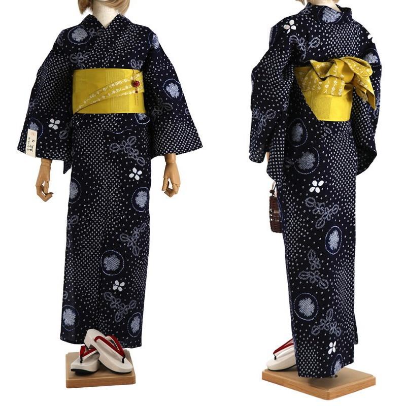 浴衣 有松 鳴海 手絞り 数量限定 特別価格 花としゃぼん玉 濃紺 浴衣 有松 鳴海 手絞り 数量限定 特別価格 花としゃぼん玉 濃紺