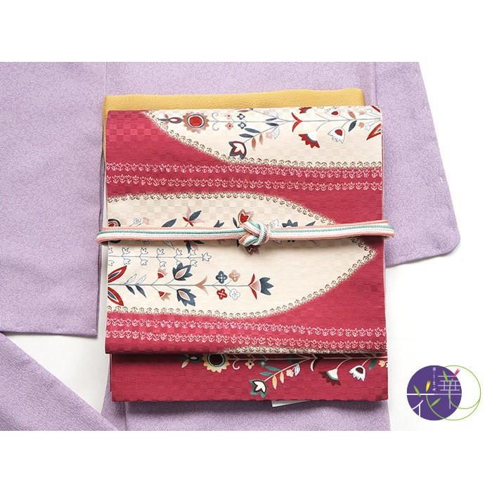 召しませ花 京袋帯 正絹 染 【 限定 】マーチングフラワー 召しませ花 京袋帯 正絹 染 【 限定 】マーチングフラワー