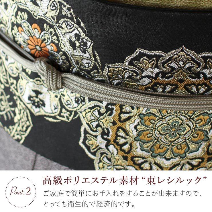 正絹袋帯仕立上縞柄・線柄・流水柄
