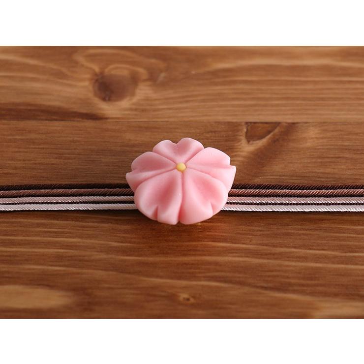 街着屋「和菓子」帯留め - さくら（2柄2サイズ）- フェイク