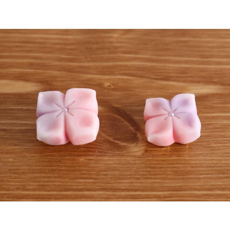 街着屋 和菓子 帯留め ねりきり紫陽花 ３柄２サイズ フェイクスイーツ 中村彩乃作 練り切り パープル ブルー ピンク パステル ハンドメイド 作家 Obdm0152 街着屋 きもの遊び 通販 Yahoo ショッピング