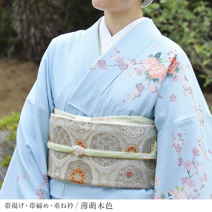 重ね衿 レディースファッション フォーマル用 正絹 伊達衿 雪輪 5色