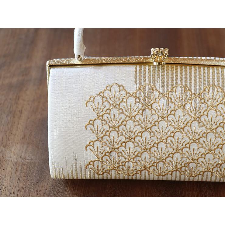 礼装用　和装用　草履バッグ　金 花模様刺繍＊QF 草履バッグセット 礼装用 フォーマル用 佐賀錦| きもの館 創美苑