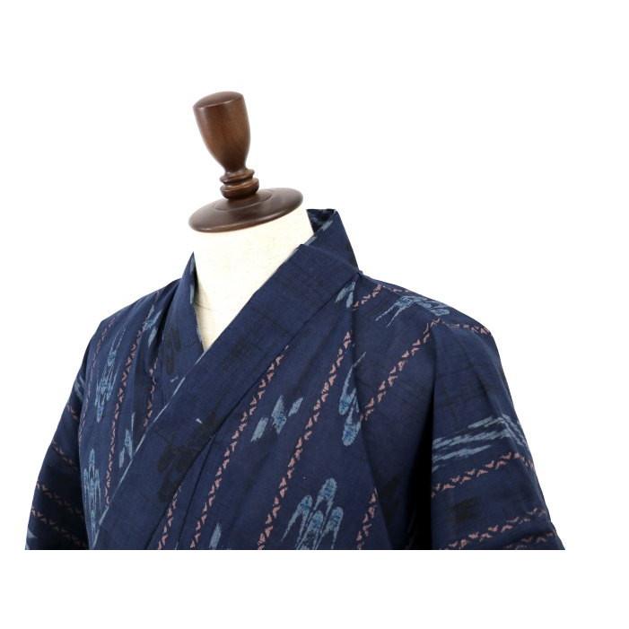 専用〉浴衣 反物 ツバメ 紺色 ViVi 幅広 男女兼用 ゆかた地【美品】 KIMONOMACHI （Prices down2）浴衣 レディース 「縞にツバメ 紺」綿絽