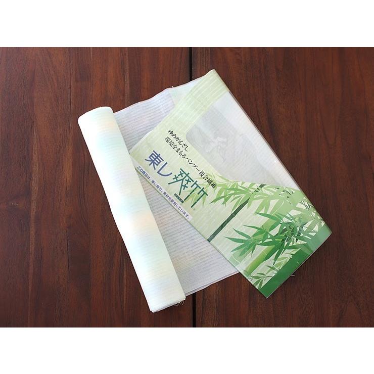 TORAY（東レ） 長襦袢 洗える 夏用 爽竹 縦絽 ぼかし縞 ブルーグリーン