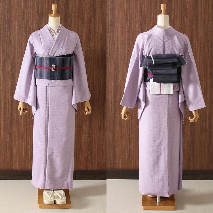 正絹 半幅帯♪ 長尺 ふくれ織 はんなり上品な意匠 カジュアル ピンク 6-6-00983a.jpg