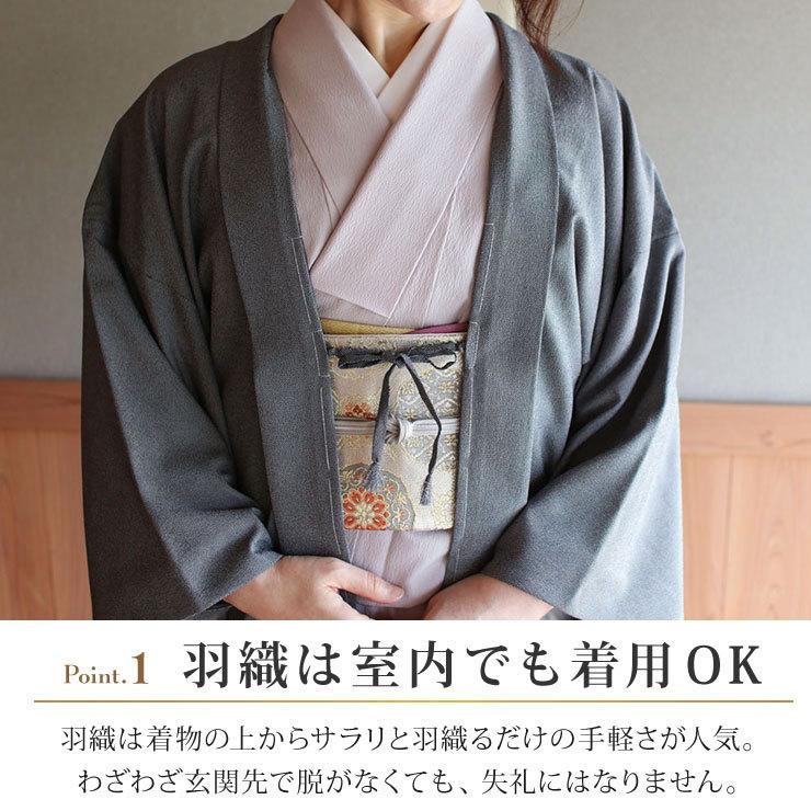 TORAY（東レ） 長羽織 洗える レディース 着物 街着屋 江戸小紋 鮫小紋