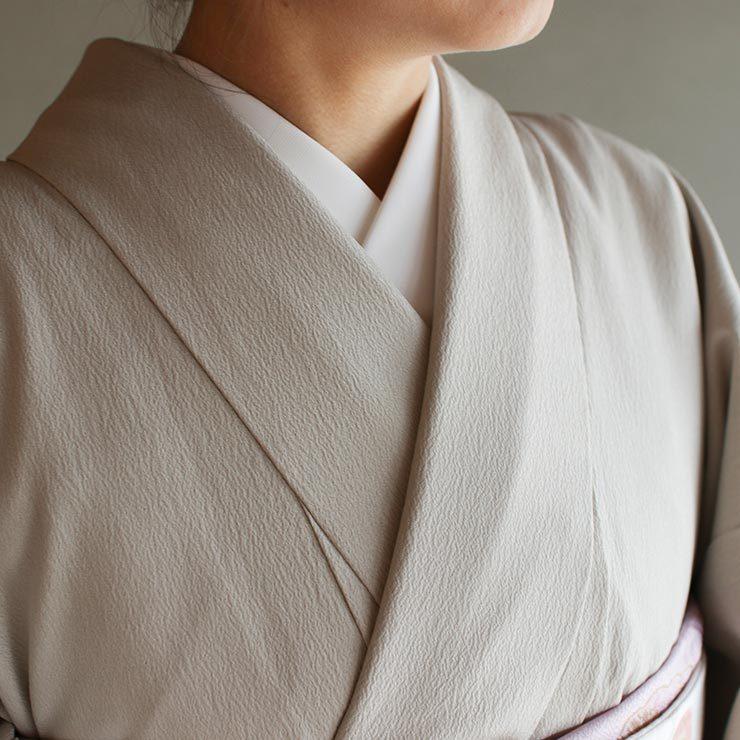 LULU81 着物 付け下げ 袷 ボタニカル柄 ベージュ 鳥 6c0e9d2f2898cb2103d5fe136ec2d5