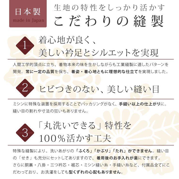 TORAY（東レ） 洗える着物 色無地 創作色無地 裾ぼかし 袷 (グレー