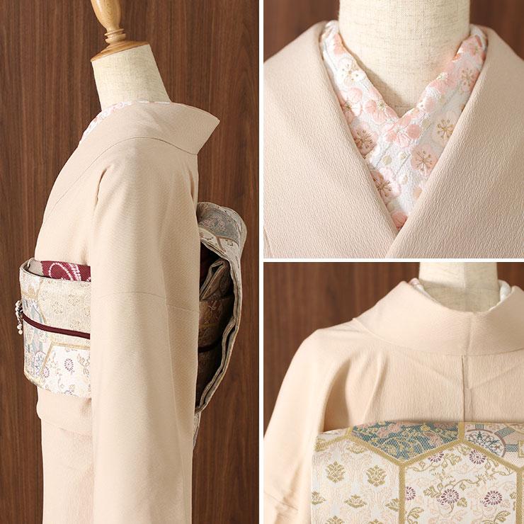 ☆rさん専用　☆rさん以外の方は購入できません　江戸小紋　ベージュ　万筋　単衣 machigiya_tkkm-2374