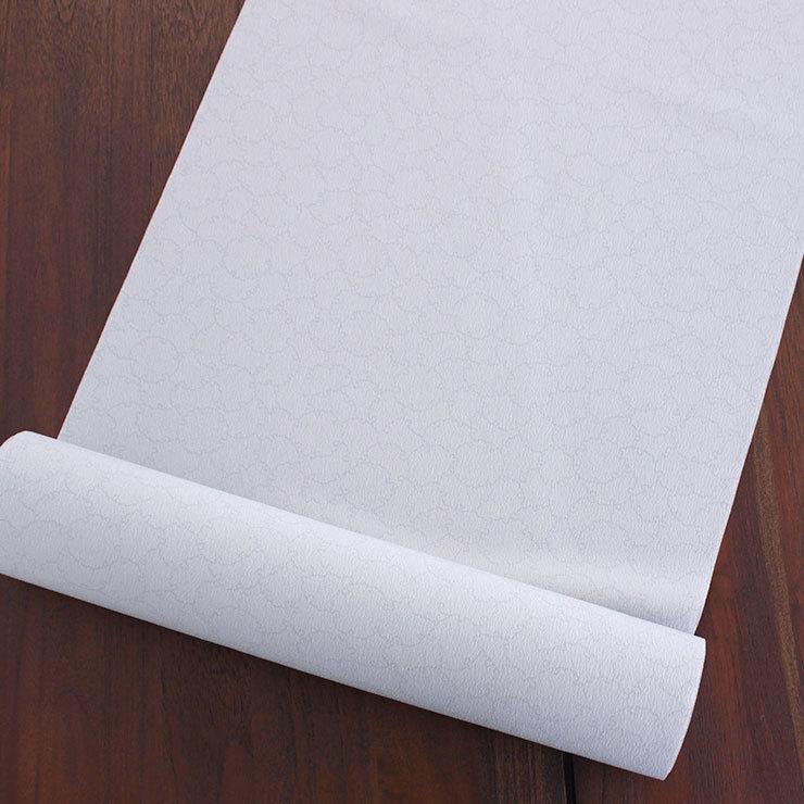 洗える 江戸小紋 フルオーダー 反物 雪輪 銀灰色 グレー お誂え 別誂え