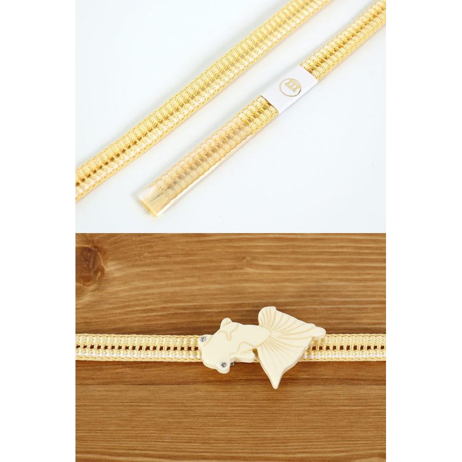 渡敬謹製」夏三分紐 - 源氏レース（濃色）- 全8色 盛夏 単衣 ゆかた  