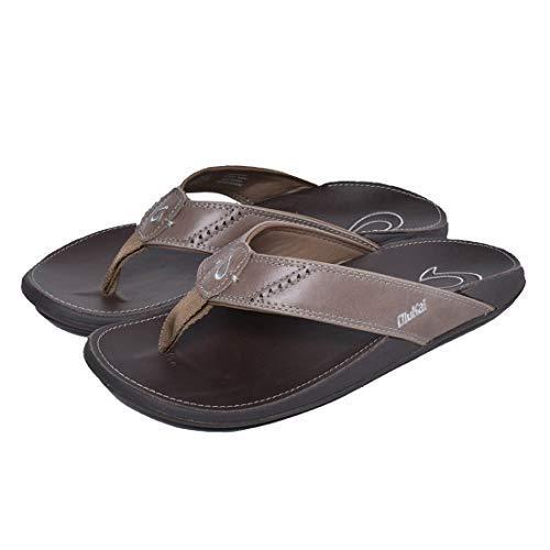 代引き手数料無料 オルカイ サンダル メンズ おしゃれ レザー 本革 トングサンダル ビーチサンダル ブランド Nui ダークブラウン 即日出荷 Wolbergstudio Com