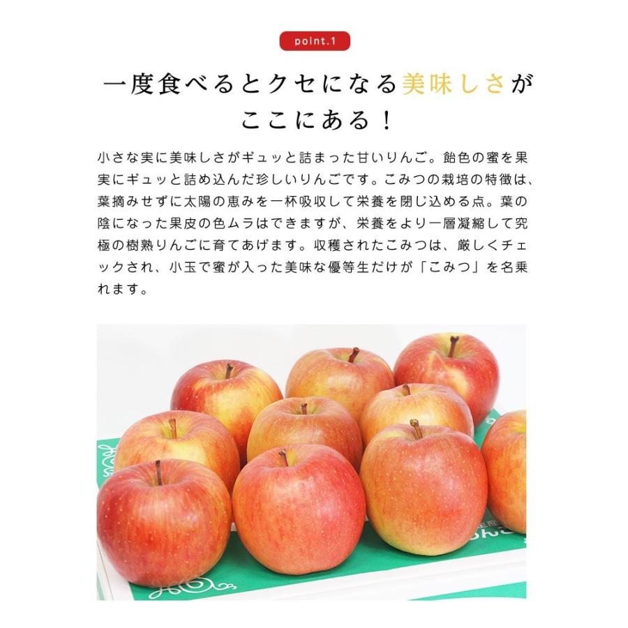 りんご こみつ(少し訳あり) 青森 6〜13玉 約2kg 蜜入りりんご 蜜 りんご こみつ(少し訳あり) 青森 6〜13玉 約2kg 蜜入りりんご 蜜