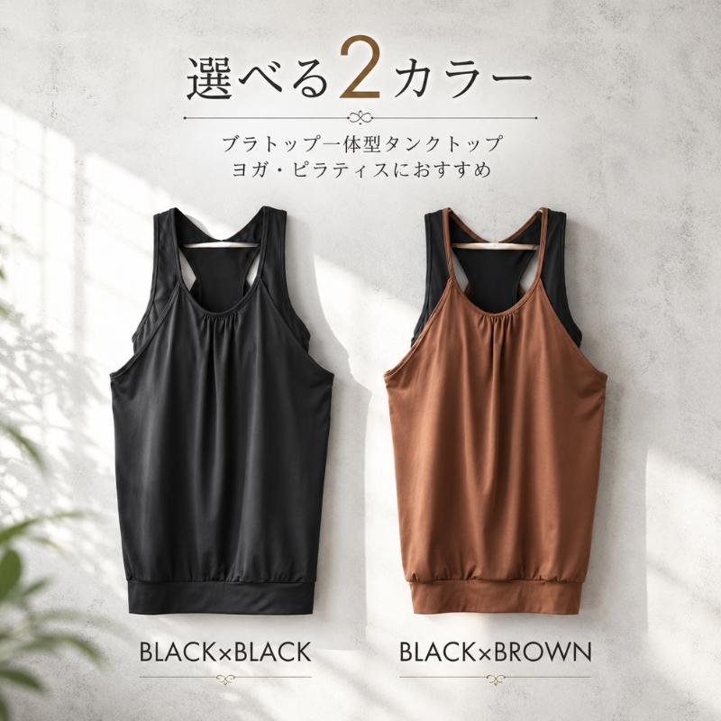 LAVA ヨガウェア　ホットヨガ　ピラティス　新品　カップ付き　タンクトップ machikaada公式 ヨガウェア トップス カップ付 タンクトップ