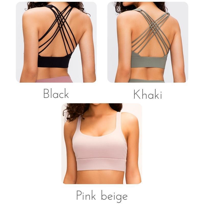 ヨガウェア おしゃれ トップス スポーツブラ クロスストラップ X字
