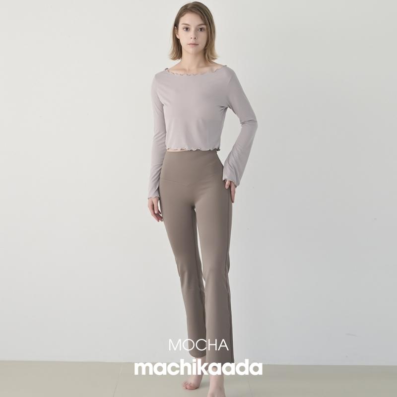 ヨガウェア ピラティスウェア ヨガ トップス 長袖 ショート丈