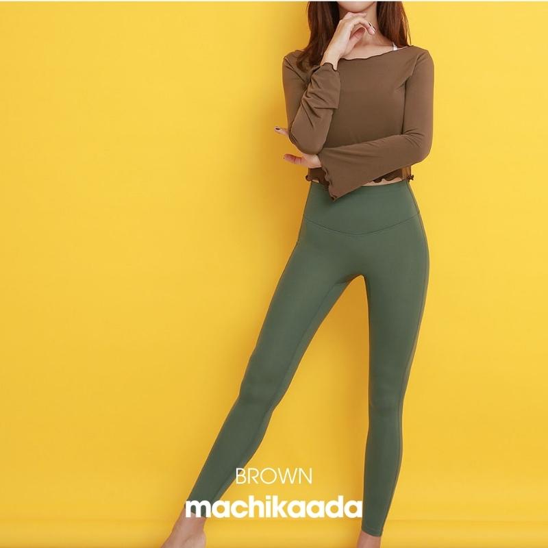 ヨガウェア ピラティスウェア ヨガ トップス 長袖 ショート丈