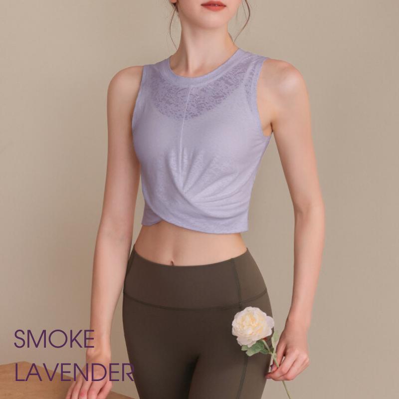 ヨガウェア トップス タンクトップ レース ヨガ おしゃれ