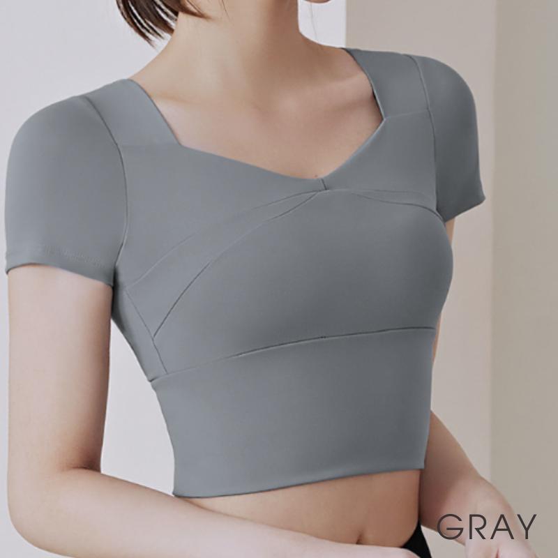 ヨガウェア ピラティス ウェア トップス カップ付き ヨガ ブラトップ