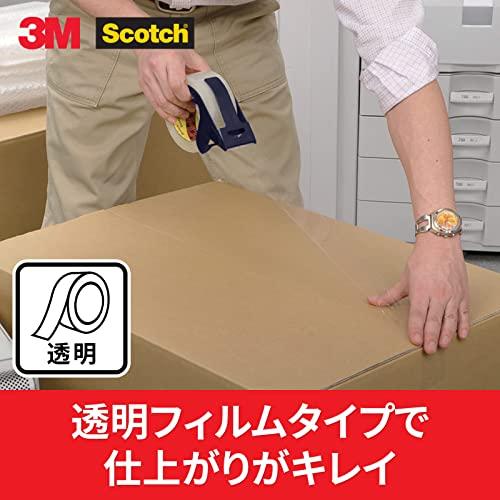 3M スコッチ ガムテープ 梱包テープ 重量用 48mm×50m 3巻パック 315-3P テープの色:透明｜machikado-shop｜04