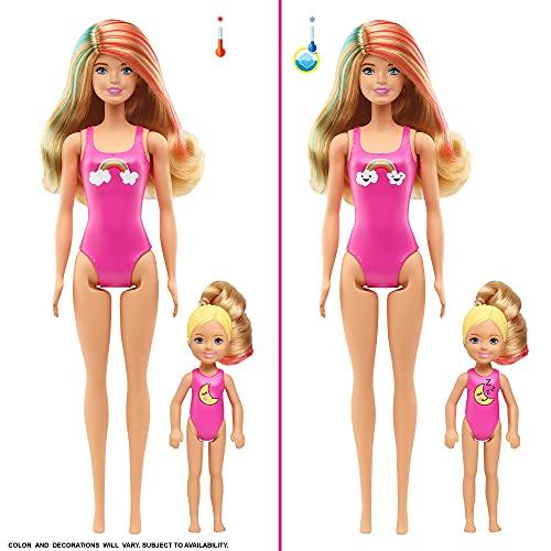正規品新品 バービー(Barbie) カラーリビール! みずで色マジック パーティー ドール&アクセサリーセット サプライズトイ 【着せ替え人形】【6才~】
