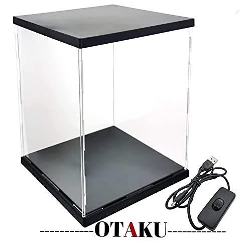 手 防汚れ 透明アクリル コレクションケース 新型パノラマ照明展示ケース アクリルケース フィギュアケース フィギュアケース 新作モデル Themtransit Com