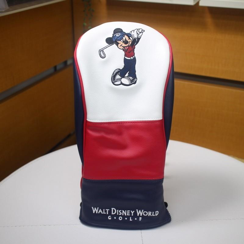 セール ヘッドカバー ドライバー用 ミッキーマウス ゴルフコース ２０１９年入荷しました ウォルトディズニーワールド 新入荷 国内未発売 ホワイトネイビーレッド 18ss ４６０ｃｃ ゴルフ
