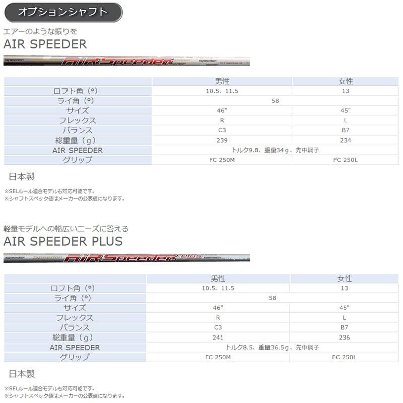 エナ ゴルフ マジックワンド ドライバー Air Speeder／Air Speeder Plus (L) ≪適合モデル≫ レディース シニア　ENA MagicWand DRIVER 1W LADIES 18ss｜machinogolfyasan｜04