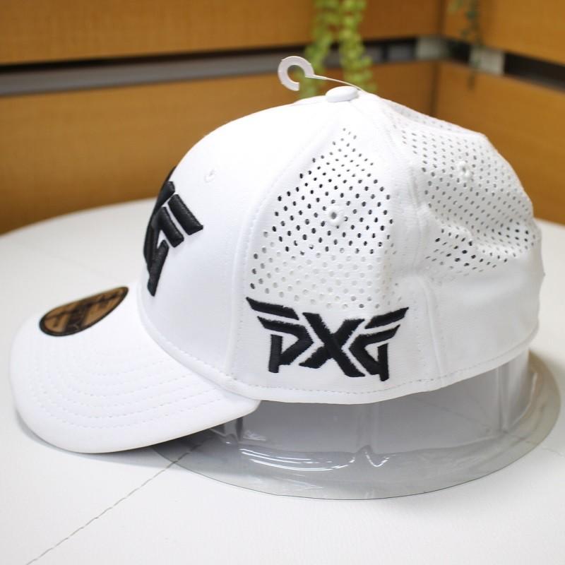 在庫あります！PXG GOLF ゴルフ キャップ 白 ハーフメッシュタイプ SからMサイズ パーソンズエクストリームゴルフ PARSONS