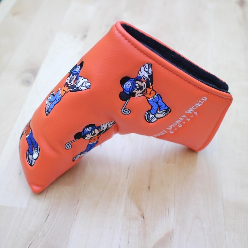 人気デザイナー アメリカより入荷しました 19ss World Disney Walt キャラクター オレンジ ピンタイプ パターカバー ミッキーマウス マグノリアゴルフコース ウォルトディズニーワールド ゴルフ