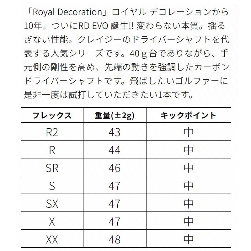 CRAZY  Decoration EVO ピンク シャフト ゴルフ CRAZY Royal Decoration EVO ピンク シャフト ゴルフ CRAZY