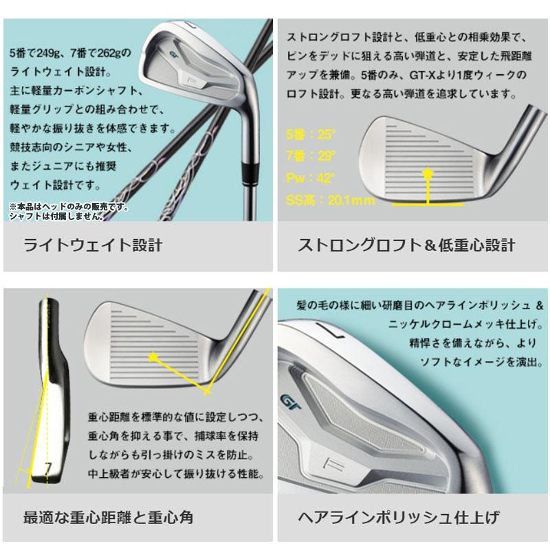 超軽量フォージド アイアン #5アイアン ヘッド単体 GT F CNC 超軽量フォージド アイアン #5アイアン ヘッド単体 GT F CNC