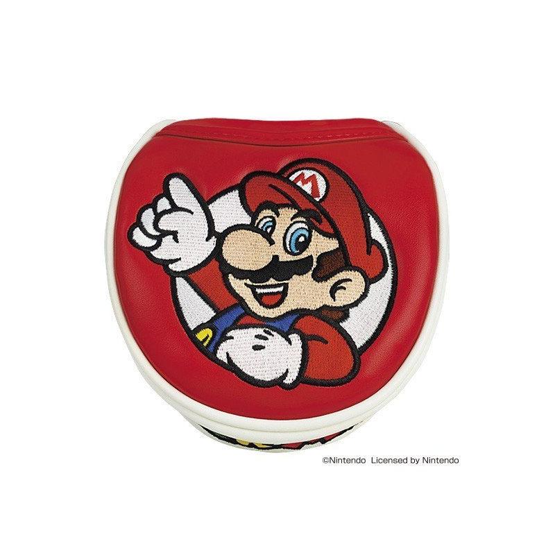 スーパーマリオブラザーズ マリオ ヘッドカバー ドライバー用 460cc対応 赤 レッド SMHD001 キャラクター Super mario bros mario Head cover for driver red｜machinogolfyasan｜02