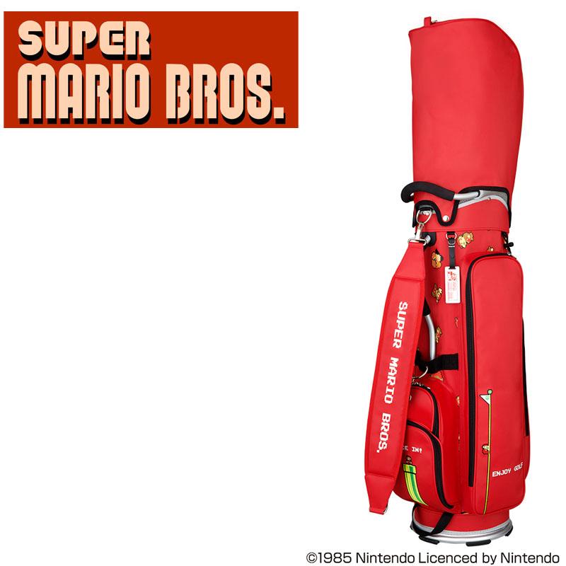 任天堂 スーパーマリオブラザーズ マリオ キャディバッグ レッド 任天堂 スーパーマリオブラザーズ マリオ キャディバッグ レッド