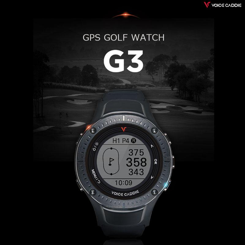 ボイスキャディ G3 ゴルフ用 GPS 距離計測器 腕時計タイプ 日本正規代理店品 VC ジースリー 防水 モノクロ液晶 63g ウォッチ 継続モデル 黒 VOICE CADDIE 23sm｜machinogolfyasan｜20