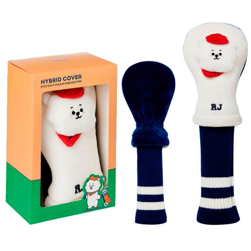 BT21 GOLF ホールインワン ハイブリッド ユーティリティ用ヘッドカバー RJ JIN ビーティーニジュウイチ ゴルフ HOLE IN ONE HEAD COVER for Hybrid UT 22sp｜machinogolfyasan｜02