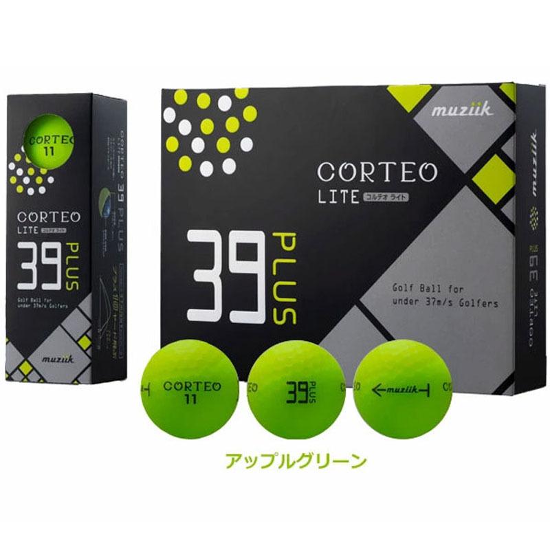 CORTEO ムジーク コルテオ ライト 39 プラス ゴルフ ボール 3 CORTEO ムジーク コルテオ ライト 39 プラス ゴルフ ボール 3